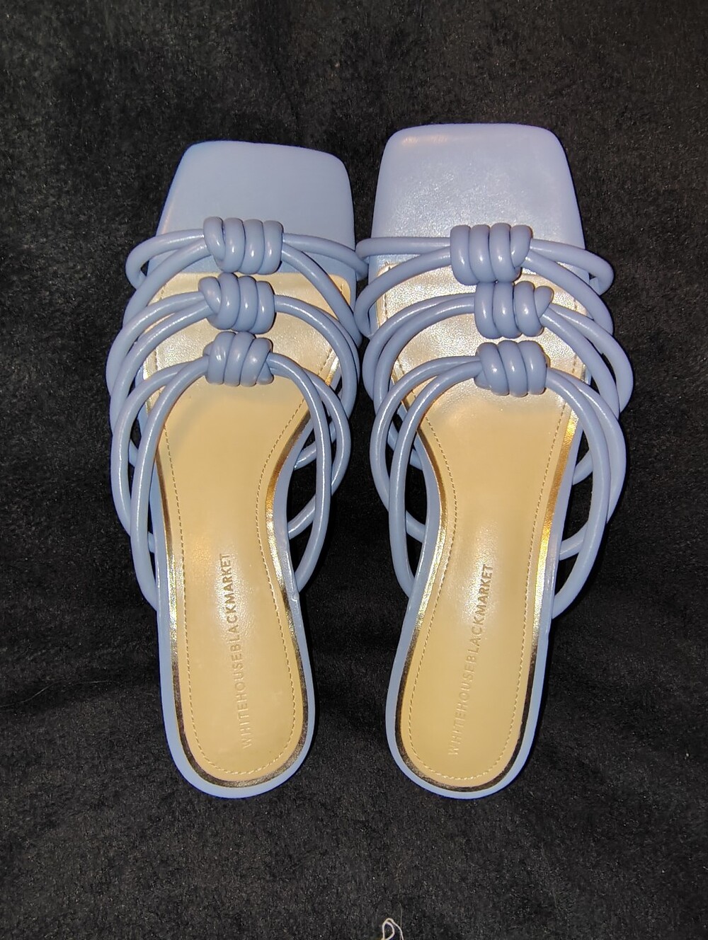 White House Black Market Size 8 Blue Heels